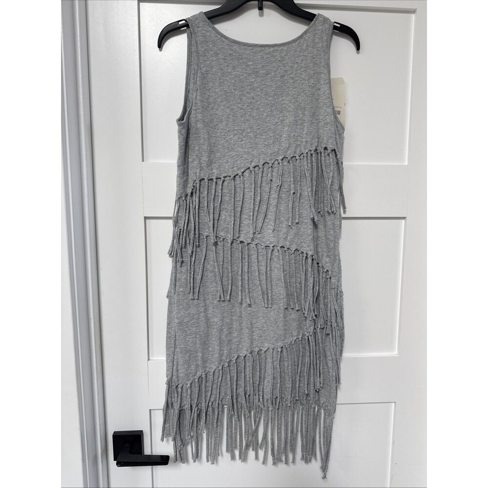 Chelsea And Violet Fringed T-Shirt, Dress Size Small NWT Hippie Boho